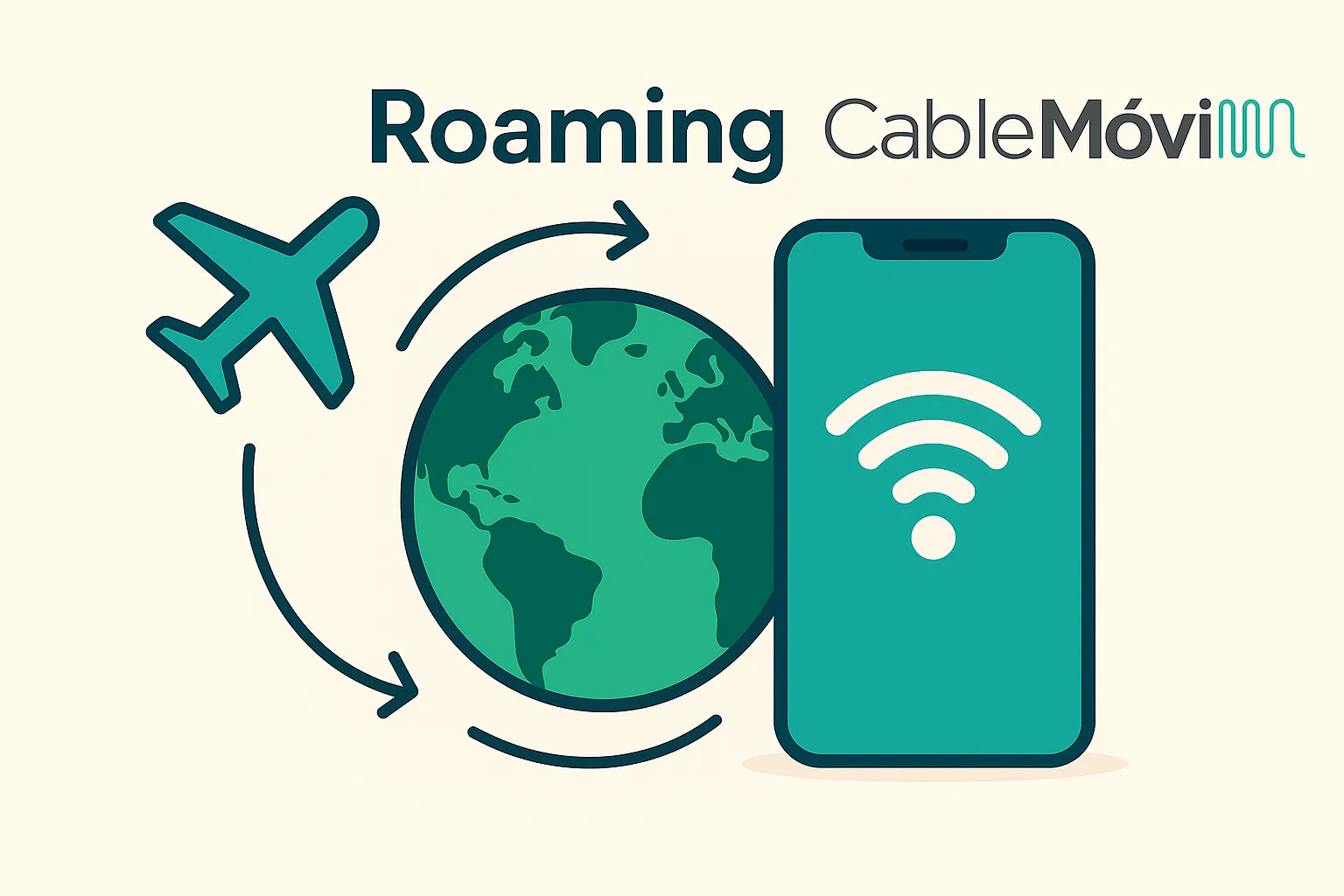 Portada para el roaming con la operadora CableMóvil.
